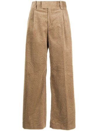 Shop UNDERCOVER corduroy wide-leg trousers with Express Delivery - FARFETCH