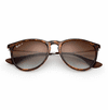 Ray-Ban Erika Classic Sunglasses with Tortoise/Gunmetal Frame/Polarized Brown Gradient Lens - The Warming Store