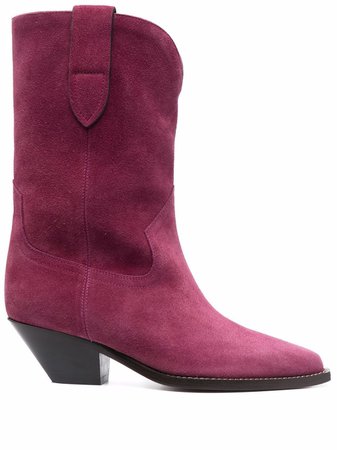 Shop Isabel Marant Dahope 60mm mid-calf boots with Express Delivery - FARFETCH