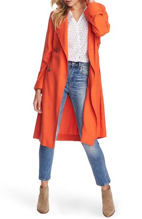1.STATE Soft Twill Belted Trench Coat | Nordstrom