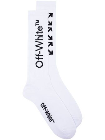 Off-White Arrows Logo Socks - Farfetch