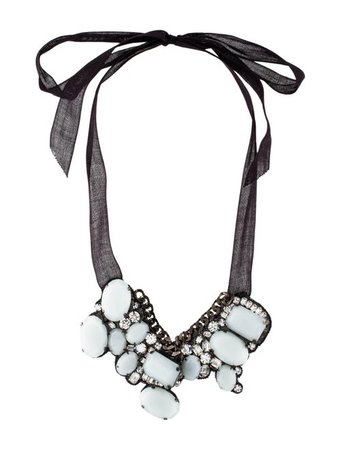 Vera Wang Crystal Collar Necklace - Necklaces - VER29707 | The RealReal