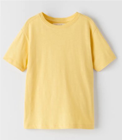 Zara yellow t shirt