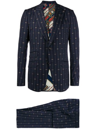 Gucci embroidered GG suit $5,800 - Buy Online AW19 - Quick Shipping, Price