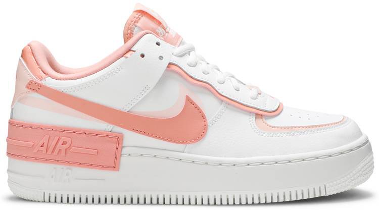 Wmns Air Force 1 Shadow 'Washed Coral' - Nike - CJ1641 101 | GOAT