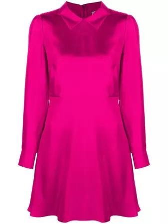 RED Valentino long-sleeve Silk Minidress - Farfetch