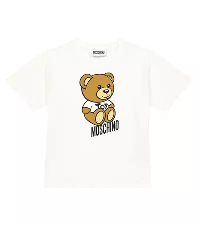 Moschino Kids - Printed cotton-blend jersey T-shirt | Mytheresa