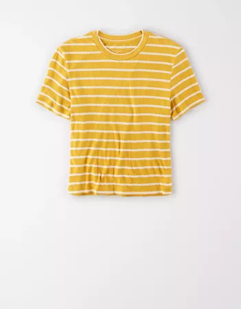 AE Crew Neck Baby T-Shirt yellow