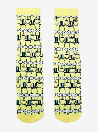 Rick And Morty Mr. Poopy Butthole Crew Socks
