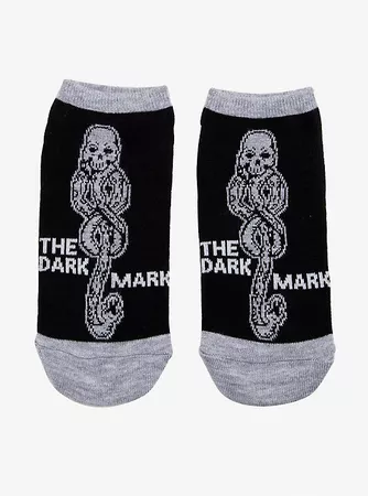 Harry Potter Dark Mark No-Show Socks
