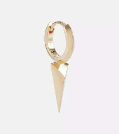 Maria Tash - Faceted Single Long Spike 18kt gold single hoop earring | Mytheresa
