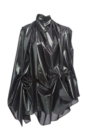 large_christopher-kane-black-ruched-vinyl-dress.jpg (1598×2560)