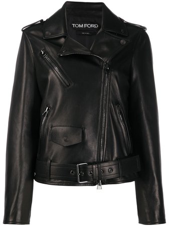 Tom Ford Leather Biker Jacket Ss20 | Farfetch.com