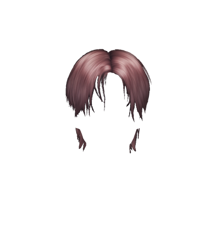 Dark Pink Alpha CC Sims 4 Medium Hair (Dei5 edit)