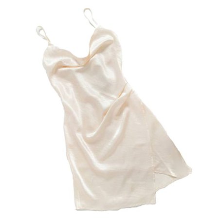 silk white dress