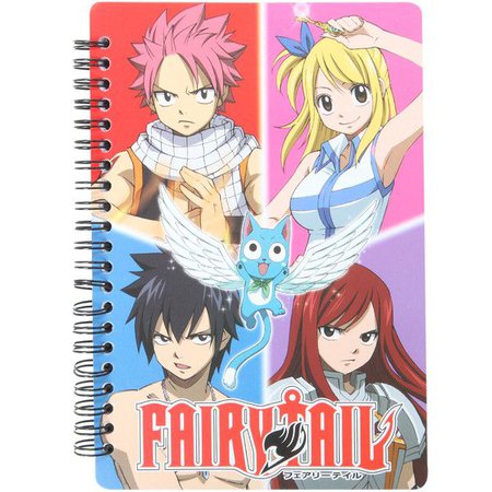 Fairy Tail Group Spiral Notebook | Hot Topic