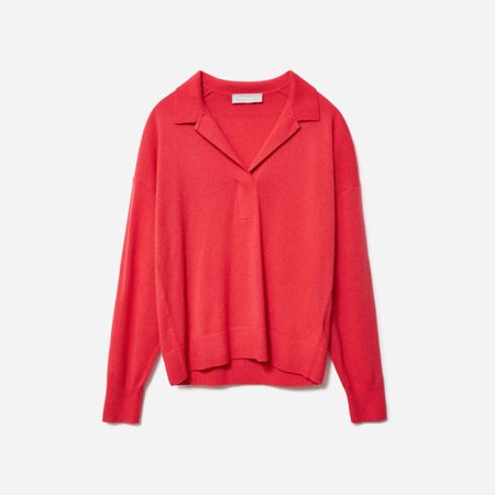 Women’s Cashmere Polo | Everlane red