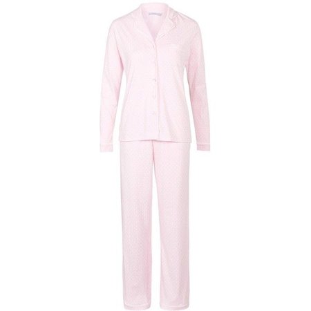 John Lewis Carrie Spot Jersey Pajama Set, Pink ($16)