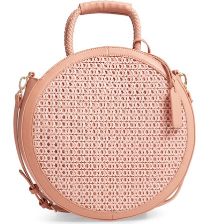 Sole Society Nikole Faux Leather Circle Tote | Nordstrom