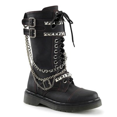 Demonia RIVAL-315 Gothic Studded Combat Boots