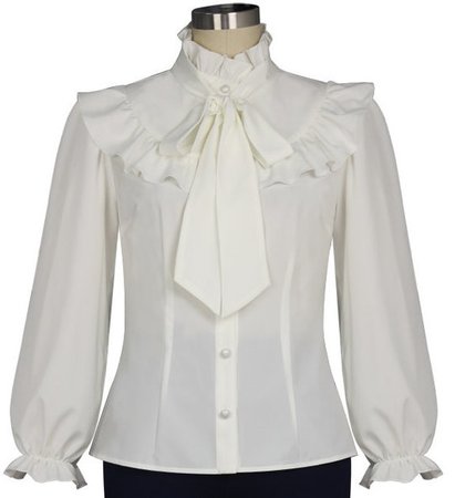 Longsleeve off white Victorian blouse