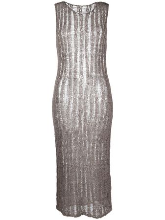 Paloma Wool open-knit Sleeveless Maxi Dress - Farfetch