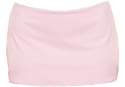 guizio light pink micro miniskirt