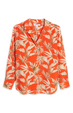 Tommy Bahama Tropical Print Silk Blouse | Nordstrom