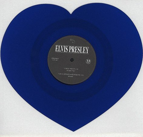 Elvis Presley – Blue Ep (2013, Blue Heart Shaped, Vinyl) - Discogs
