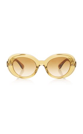 Erissa Round-Frame Acetate Sunglasses by Oliver Peoples | Moda Operandi