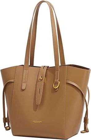 Amazon.com: Cnoles Women Purse And Handbags for Women Tote Shoulder Crossbody Satchel Hobo Bags Purse Designer Handbags Genuine Leather Brown : Clothing, Shoes & Jewelry