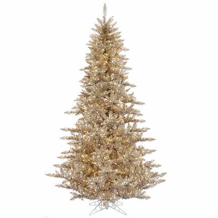 Vickerman 7.5' Champagne Fir Artificial Christmas Tree with 750 Clear Lights