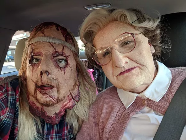 My Mrs Doubtfire cosplay and my wife's Devil's Rejects cosplay - mrsdoubtfire post - Imgur