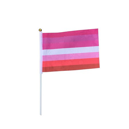 Lesbian flag on a stick mini (buy more pay less) - Top level - House of Nord