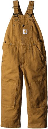 Amazon.com: Carhartt Little Boys' Canvas Bib Overall, Carhartt Brown, 5: Carhart For Kids: Clothing