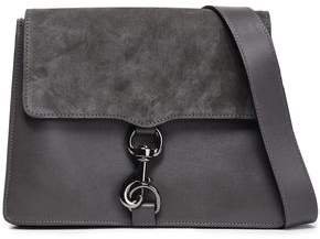 Mab Suede-paneled Leather Shoulder Bag