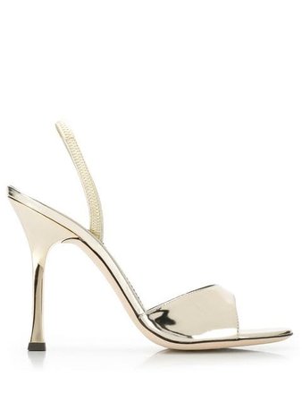 Giuseppe Zanotti metallic stiletto sandals