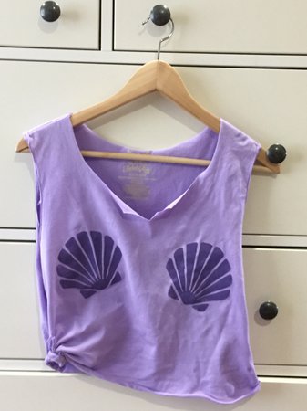 DIY Mermaid Shirt Using Freezer Paper Iron-on Stencils – Might Be Sarah's Blog