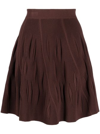 b+ab Ribbed jersey-knit Mini Skirt - Farfetch