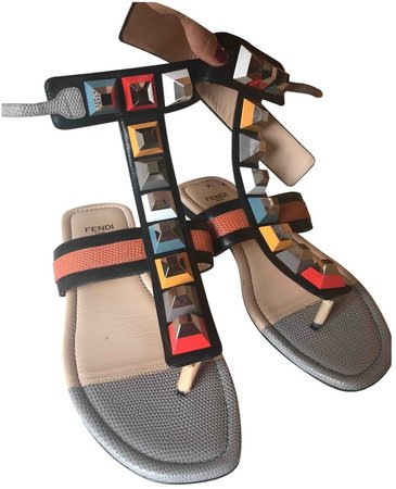 Multicolour Leather Sandals