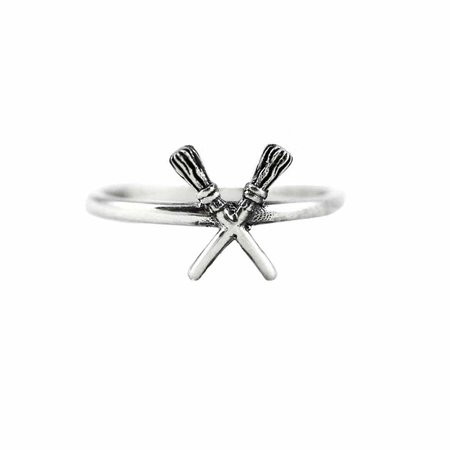 Broomstick Sterling Silver Ring hellaholics