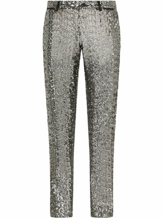 Dolce & Gabbana sequin-embellished trousers