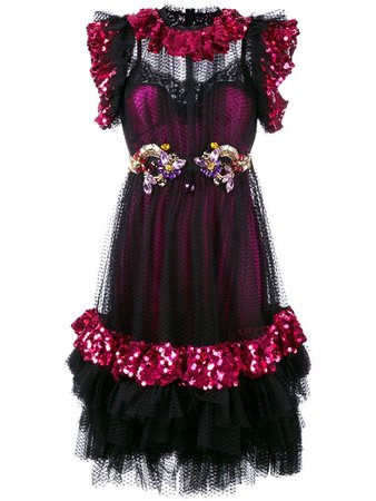Dolce & Gabbana sequin embellished dress