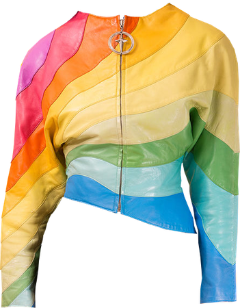 Rainbow Leather Jacket