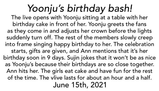 @elixir-official Yoonju birthday text