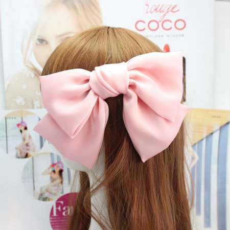 14 colors Quality Big Large Beautiful Girls' Silk Bow Barrette Hair Clips Women Hair Accessories Girls Big Bowknot Hairclips-in Women's Hair Accessories from Apparel Accessories on Aliexpress.com | Alibaba Group