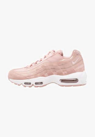 Nike Sportswear AIR MAX 95 - Trainers - particle pink/white/siltstone red - Zalando.co.uk