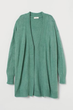 Knit Cardigan - Green