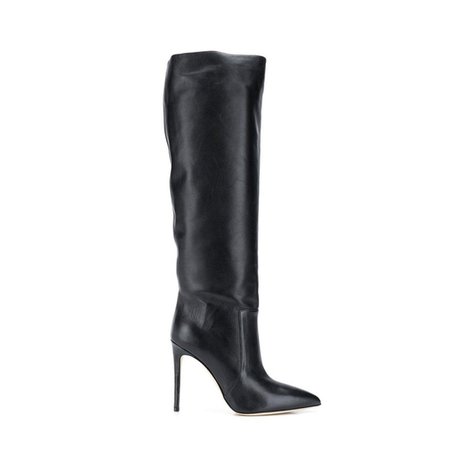 Black KINIS Stiletto High Heel Knee High Boots | i The Label – ithelabel.com