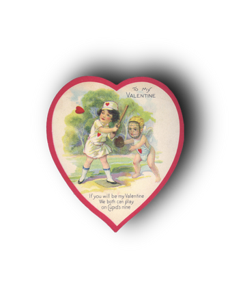 vintage Valentine’s Day valentines art cards